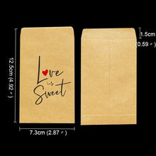 Load image into Gallery viewer, 50pcs Mini Kraft Paper Bags for Gifts Unicorn Thank You Small Gift Bag Mermaid Wedding Party Favor Bags Llama Paper Candy Bags