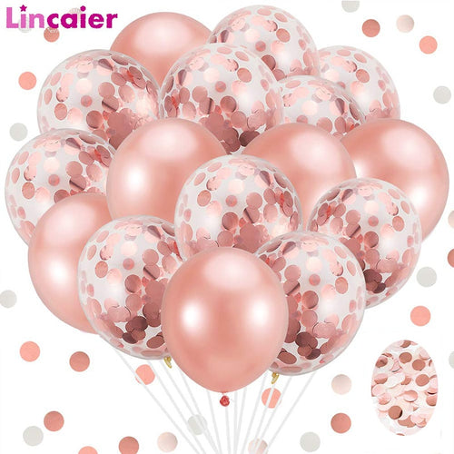 20pcs Mixed Confetti Balloon Graduation 2020 Party Decoration Just Married Babyshower Boy Girl 30th 40th 50th 60th Birthday