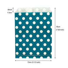 Load image into Gallery viewer, 25pcs Thank You Kraft Paper Bag Colorful Polka Dots Striped Chevron Paper Gift Bag Wedding Candy Bags Birthday Gift Packaging